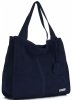 GEANȚĂ DIN PIELE shopper bag Vittoria Gotti bleumarin V501